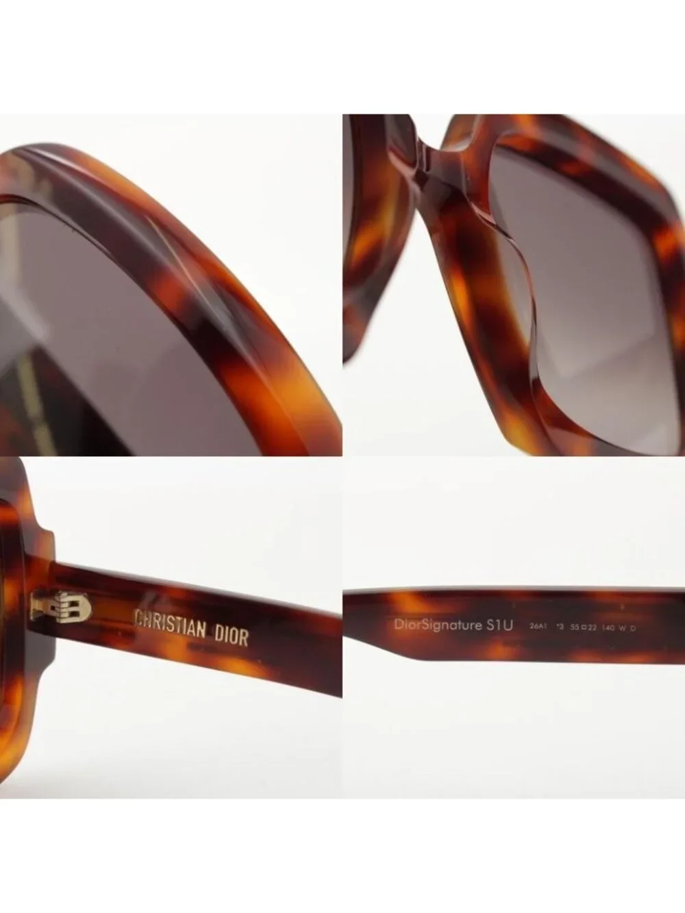 Dior Logo Sunglasses Eyewear Brown - Picture 9 of 10